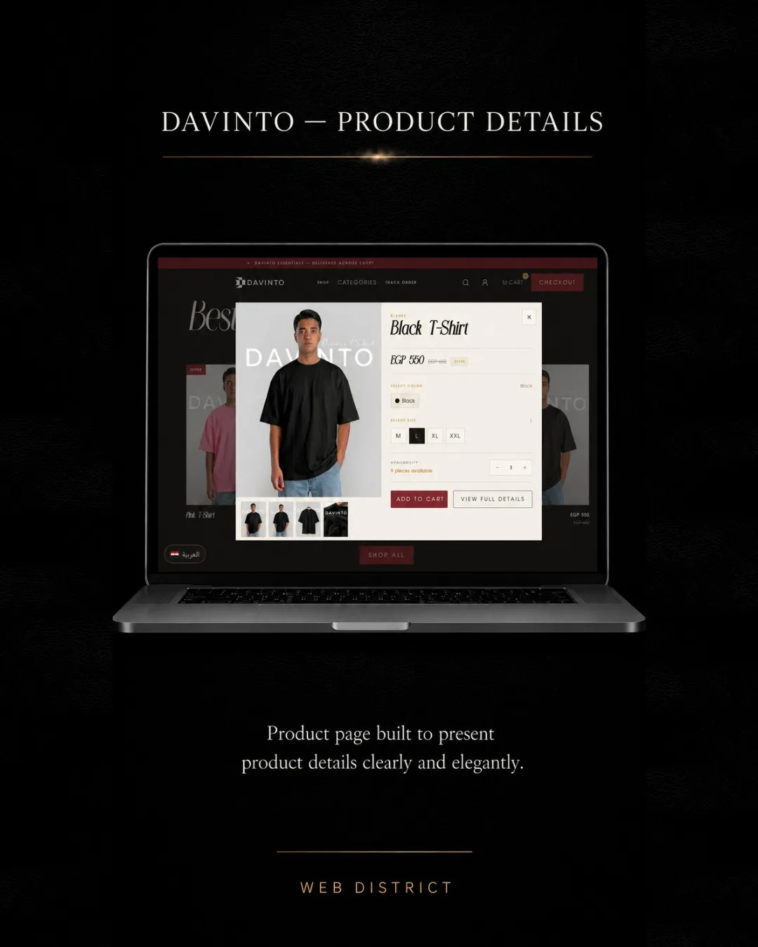 Davinto project view 01