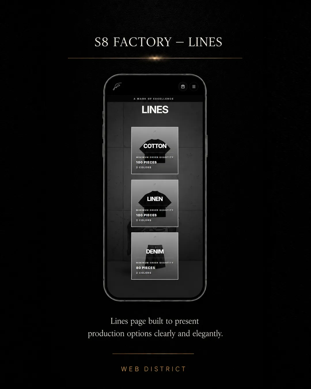 S8 Factory project view 02