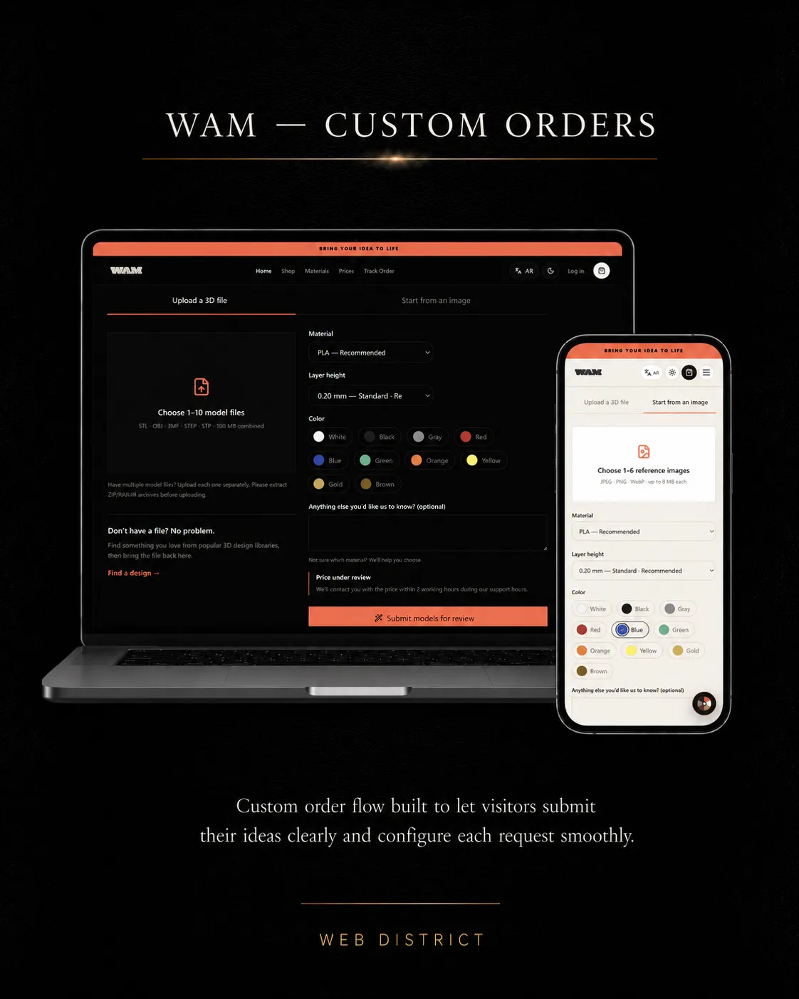 Wish A Mesh project view 03